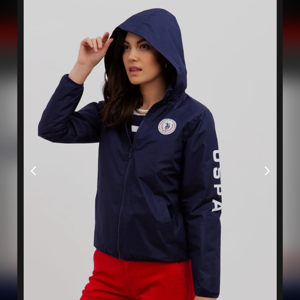 USPA LOGO JACKET WITH HOOD